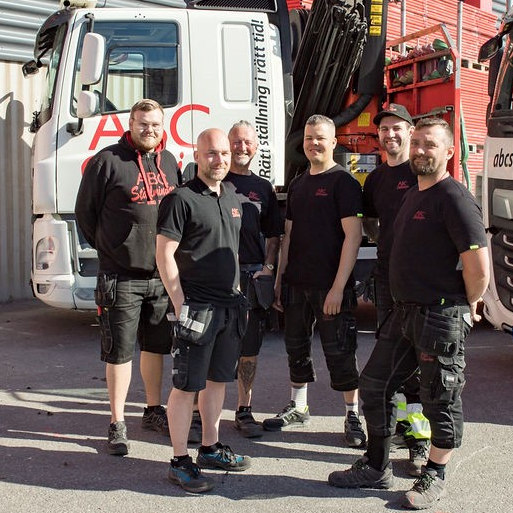 ABC Ställningar Stockholms logistikteam